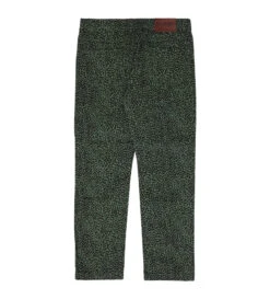 Pleasures Crystal Cheetah Denim Pant (Green) -Pleasures CrystalCheetahDenimPant Green b