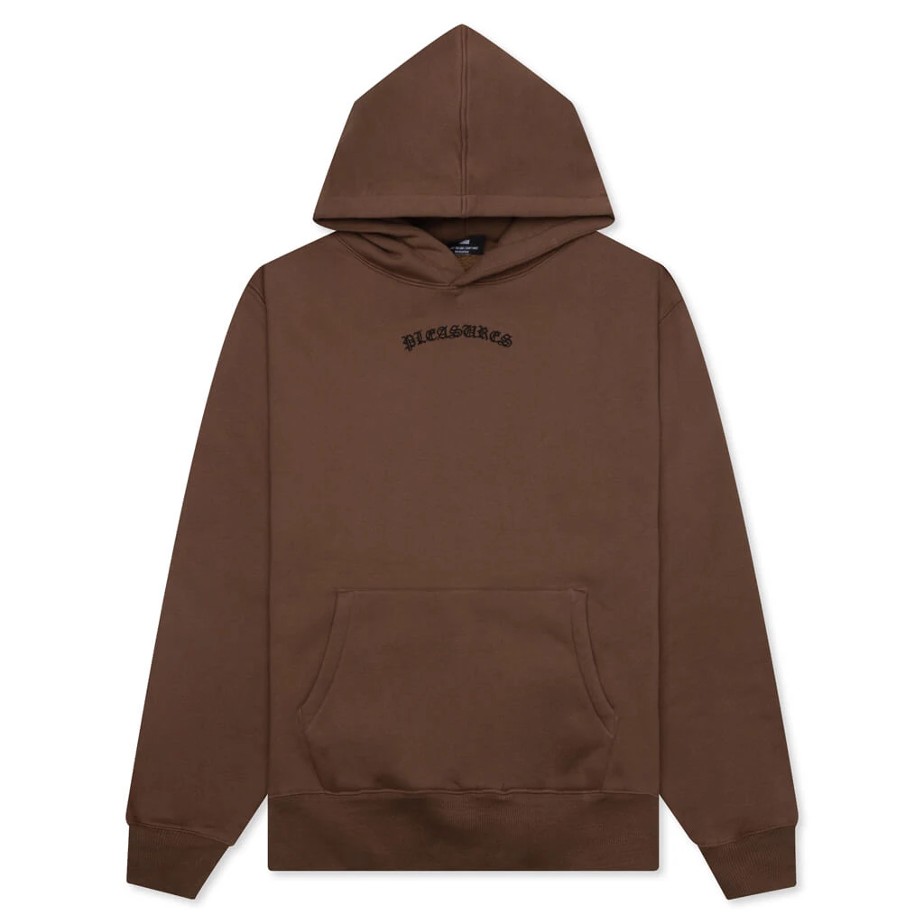Pleasures Neural Hoodie - Brown