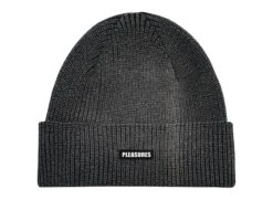 Pleasures Impact Logo Beanie In Black