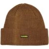 Pleasures Impact Logo Beanie In Tan