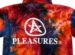 Pleasures Caffeine Polar Fleece Quarter Zip -Pleasures ONENESS 0021 PLEASURES CAFFEINE FLEECE QUARTER ZIP ORANGE P21F011 72ceb7ac a563 4f78 b084 c3857ce3820f