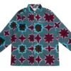 Pleasures Sulfur L/S Button Down -Pleasures ONENESS 0049 PLEASURES SULFUR LS BUTTON DOWN BLUE GREEN PURPLE P22F026