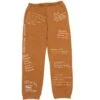 Pleasures Remote Sweatpants In Brown -Pleasures ONENESS 0050 PLEASURES REMOTE SWEATPANT BROWN P21W026
