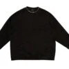 Pleasures Cut Here Raglan Crewneck -Pleasures ONENESS 0065 PLEASURES CUT HERE RAGLAN CREWNECK BLACK P22F008
