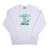 Pleasures Ruff Premium Crewneck (Heather Grey) -Pleasures P21F040 HGR