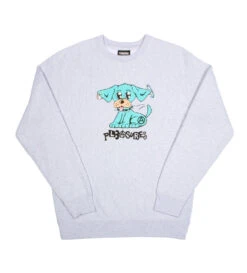 Pleasures Ruff Premium Crewneck (Heather Grey)