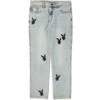 Pleasures Bunny Applique Denim (Washed) -Pleasures P21PB002 WAS