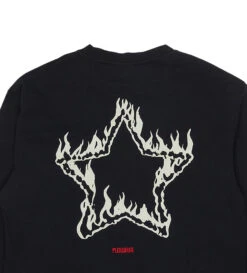 Pleasures Lonestar Heavyweight L/S Shirt (Black) -Pleasures P21W012 BLKd1