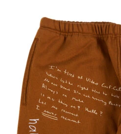Pleasures Remote Sweatpant (Brown) -Pleasures P21W026 BRNd2