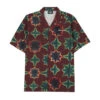 Pleasures Sulfur S/S Button Down (Red) 1 Pleasures Sulfur S/S Button Down (Red) -Pleasures P22F025 RED