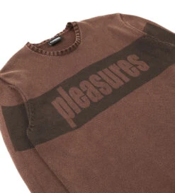 Pleasures Lighter Sweater (Brown) -Pleasures P22F042 BRNd2