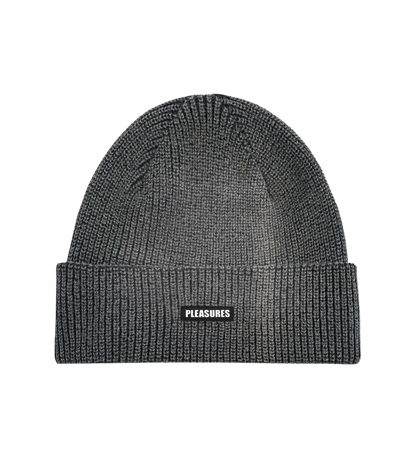 Pleasures Impact Logo Beanie (Black) 3 Pleasures Impact Logo Beanie (Black)