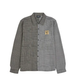 Pleasures Chase Plaid Button Down (Black)