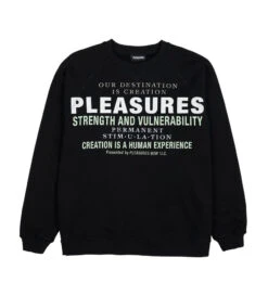 Pleasures Permanent Crewneck (Black)