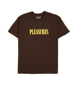 Pleasures Tickle Logo T-Shirt (Brown)