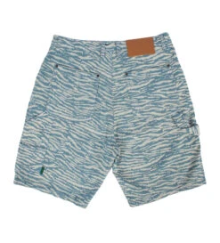 Pleasures Saturn Denim Shorts (Blue) -Pleasures P22SU014 BLUb