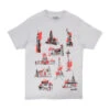Pleasures Monument T-Shirt (Silver) -Pleasures P22SU037 SIL