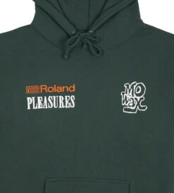 Pleasures TB-03 Premium Hoodie (Hunter Green) -Pleasures P22U005 GRNd1