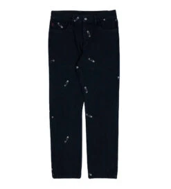 Pleasures Safety Pin 5 Pocket Denim (Black)