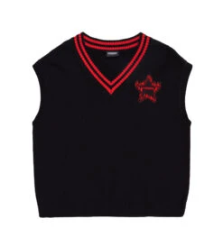 Pleasures Outpost Oversized Vest (Black)