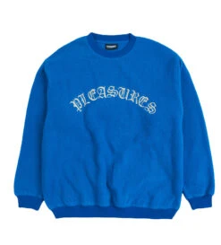 Pleasures Mars Sherpa Crewneck (Blue)