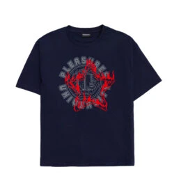Pleasures University Heavyweight Shirt (Navy)