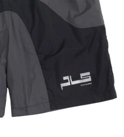 Pleasures Scholar Sport Shorts (Black) -Pleasures P23SP048 BLKd1