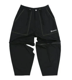 Pleasures Lecture Zip Off Pant (Black)