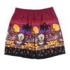 Pleasures Beach Short (Burgundy)