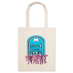 Pleasures Banned Books Tote - Natural
