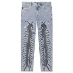Pleasures Crawler Denim Pant - Blue