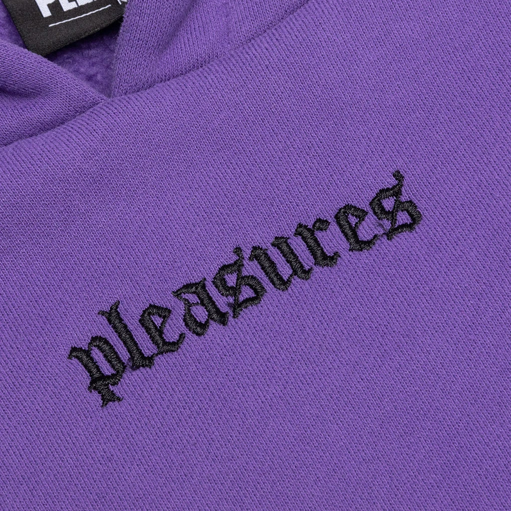 Pleasures Crawler Hoodie - Purple 5 Pleasures Crawler Hoodie - Purple - Image 3