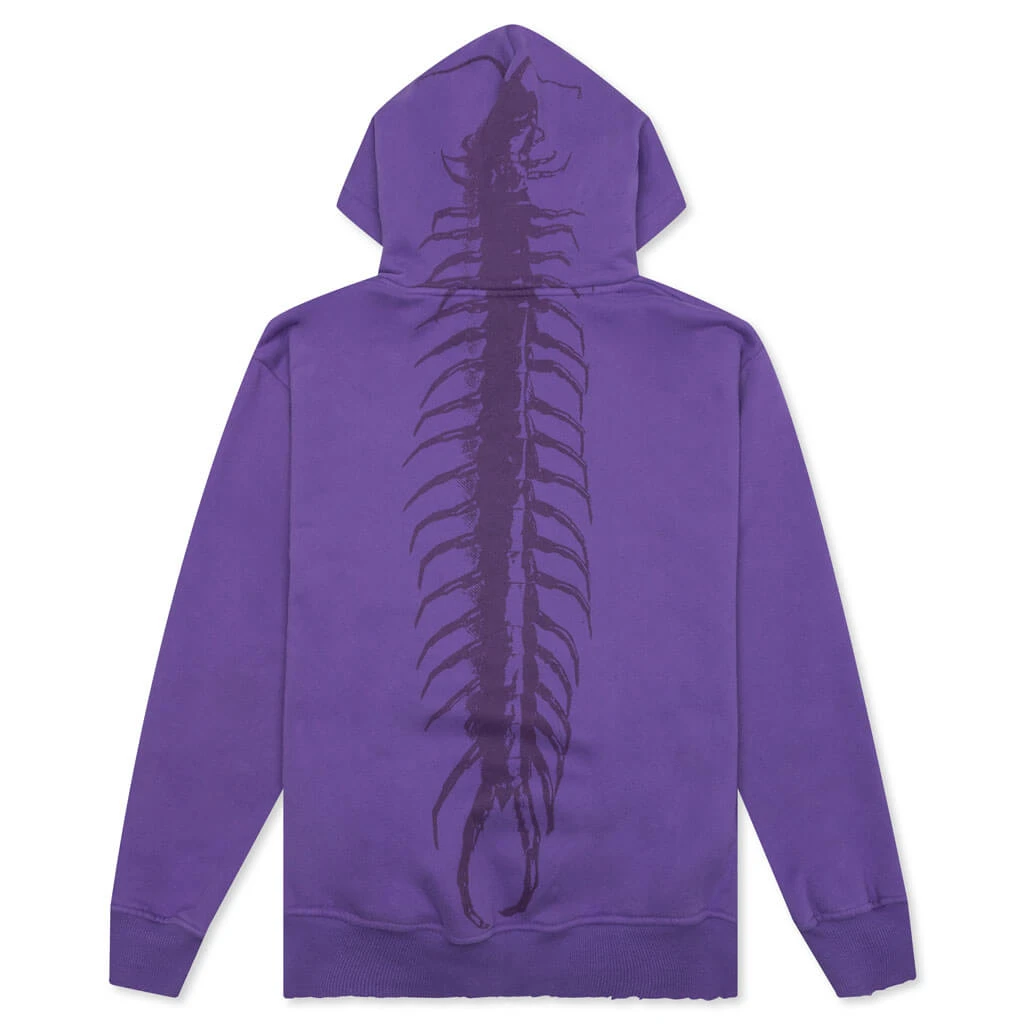 Pleasures Crawler Hoodie - Purple 4 Pleasures Crawler Hoodie - Purple - Image 2