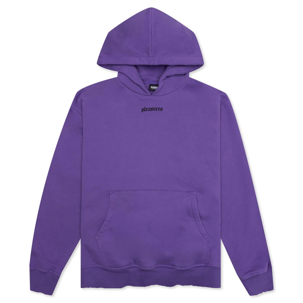 Pleasures Crawler Hoodie - Purple 3 Pleasures Crawler Hoodie - Purple