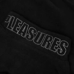 Pleasures Evol Fleece Zip Up - Black -Pleasures PLEASURES Evol Fleece Zip Up Black P22W024 BLACK 12 29 22 Feature DV 8