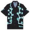 Pleasures Fury Button Down - Black -Pleasures PLEASURES Fury Button Down Black P22SU007 BLACK 08 08 22 Feature NIKKA VR