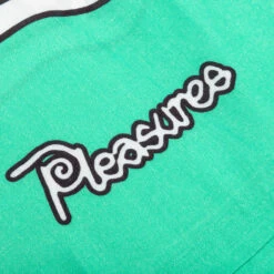 Pleasures Fury Button Down - Green -Pleasures PLEASURES Fury Button Down Green P22SU007 GREEN 08 08 22 Feature NIKKA 3