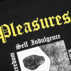 Pleasures Reality Hoodie - Black -Pleasures PLEASURES Reality Hoodie Black P22W063 BLACK 12 29 22 Feature DV 7