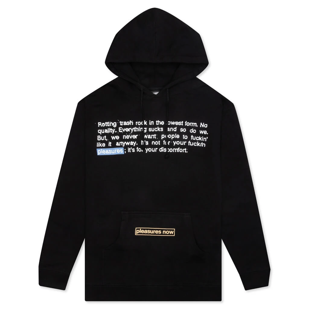 Pleasures Rotting Hoodie - Black 3 Pleasures Rotting Hoodie - Black