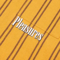 Pleasures Ruby Work Shirt - Mustard -Pleasures PLEASURES Ruby Work Shirt Mustard P21F016 MUSTARD 09 24 2021 01 2