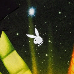 PLEASURES X Playboy Solar Button Down - Orange -Pleasures PLEASURES Solar Button Down Orange P22PB026 ORANGE 09 14 22 Feature JP 2