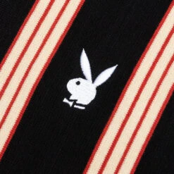 PLEASURES X Playboy Club Woven Cardigan Sweater - Black -Pleasures PLEASURES x Playboy Club Woven Cardigan Sweater Black P21PB004 BLACK 03 04 2022 01 4