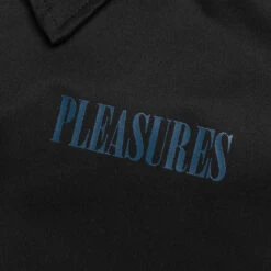 Pleasures Bended Coach Jacket - Black -Pleasures Pleasures Bended Coach Jacket Black P23SP005 BLACK 04 28 23 Feature JP 8