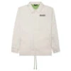 Pleasures Bended Coach Jacket - Off White -Pleasures Pleasures Bended Coach Jacket Off White P23SP005 WHITE 04 28 23 Feature JP MG