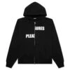 Pleasures Evolution Zip Up Hoodie - Black