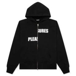 Pleasures Evolution Zip Up Hoodie - Black