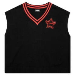 Pleasures Outpost Oversized Vest - Black