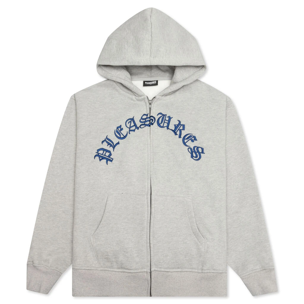 Pleasures Together Zip Hoodie - Grey