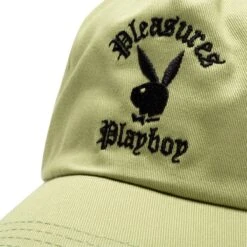 Pleasures X PLAYBOY INVITE STRAPBACK HAT -Pleasures PleasuresXPLAYBOYINVITESTRAPBACKHATTANOSP22PB046 TAN 4