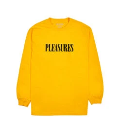 Pleasures Tickle Logo L/S T-Shirt (Gold)